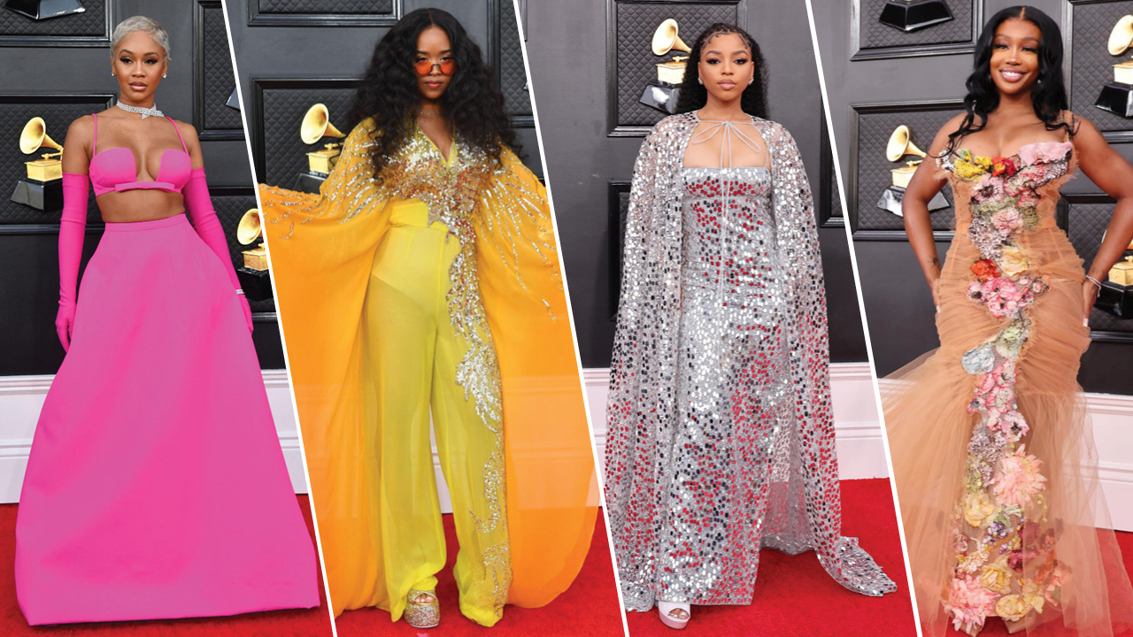 2022 Grammys fashion: Pink and sparkle on the red carpet