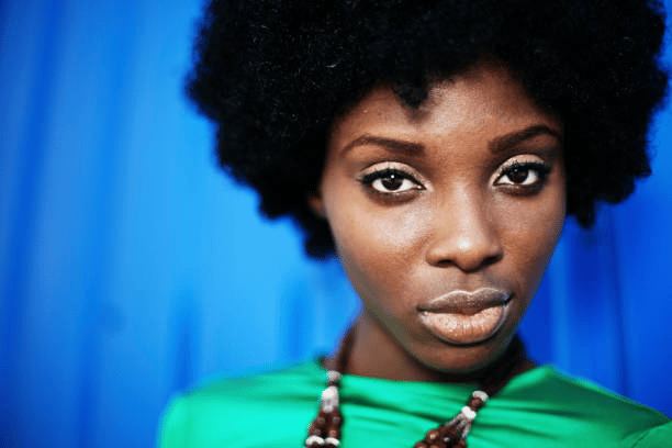 Nigerian woman with natural hair